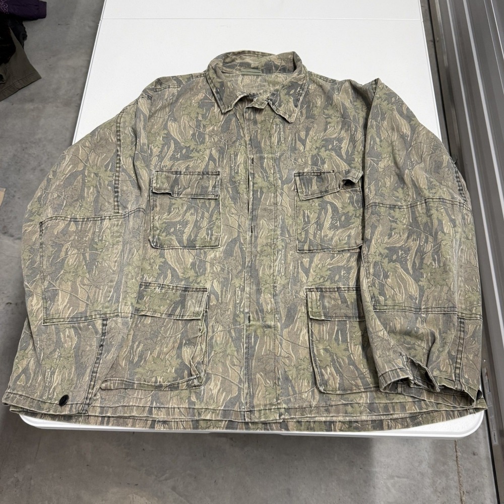 vintage smokey branch military Field Jacket Mens XXL Utility Hunting chore